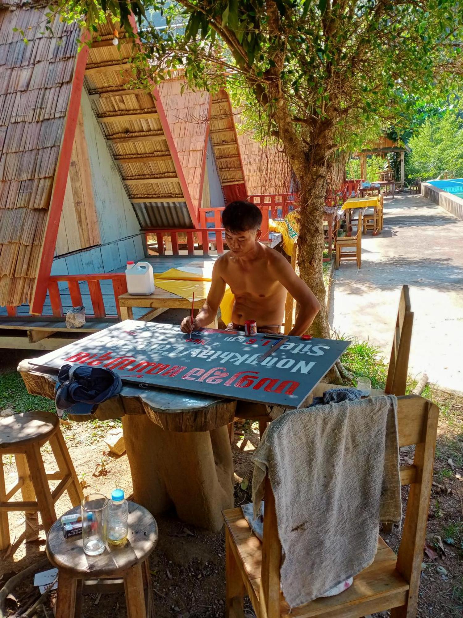 Campingsite Swimming Pool Ban Nongkham Quarto foto